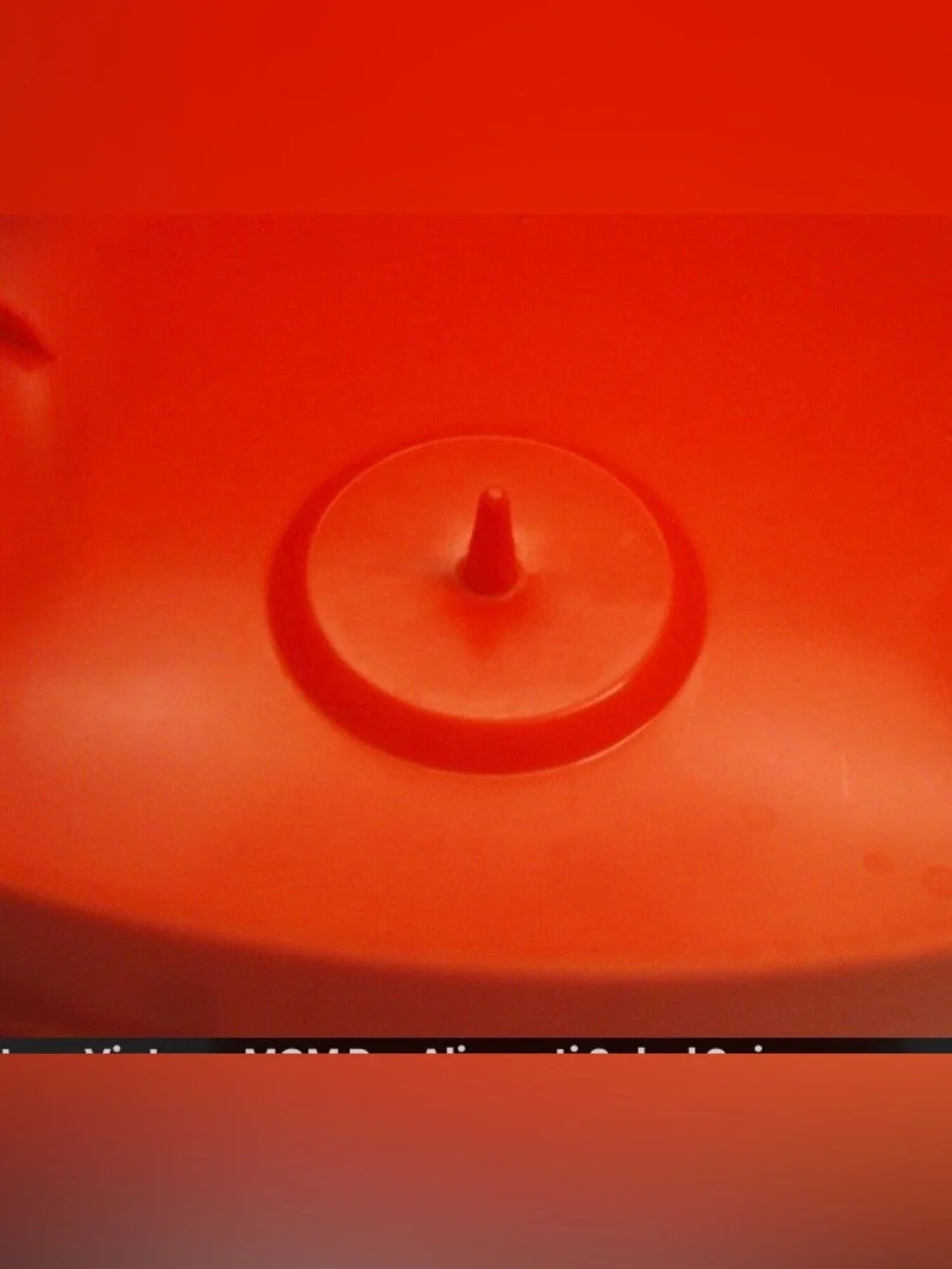 Retro Vintage Per Alimenti Italian Salad Spinner Red and White WORKS